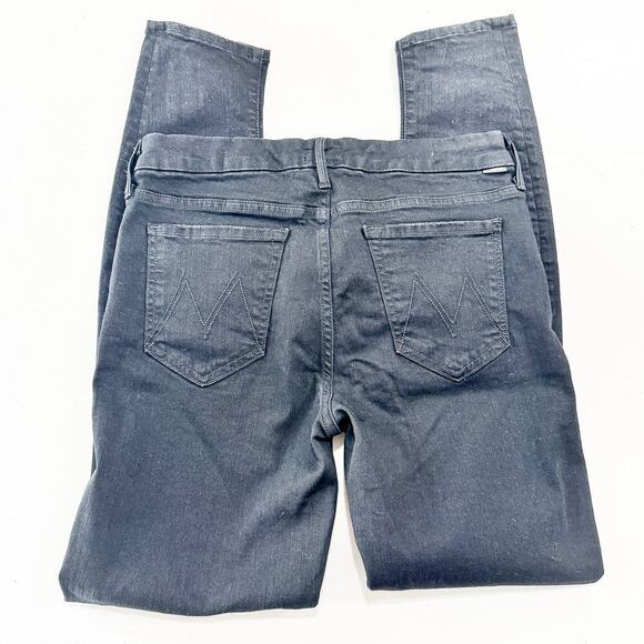Mother The Looker Not Guilty Black Denim Jeans Stretchy Size 29 - Picture 3 of 9